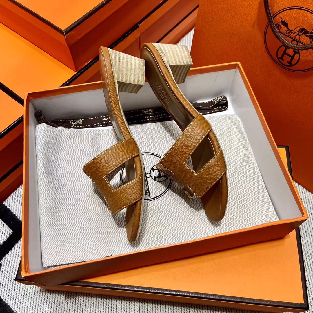 에르메스 올수공 오아시스 슬리퍼 샌들 앱송 58